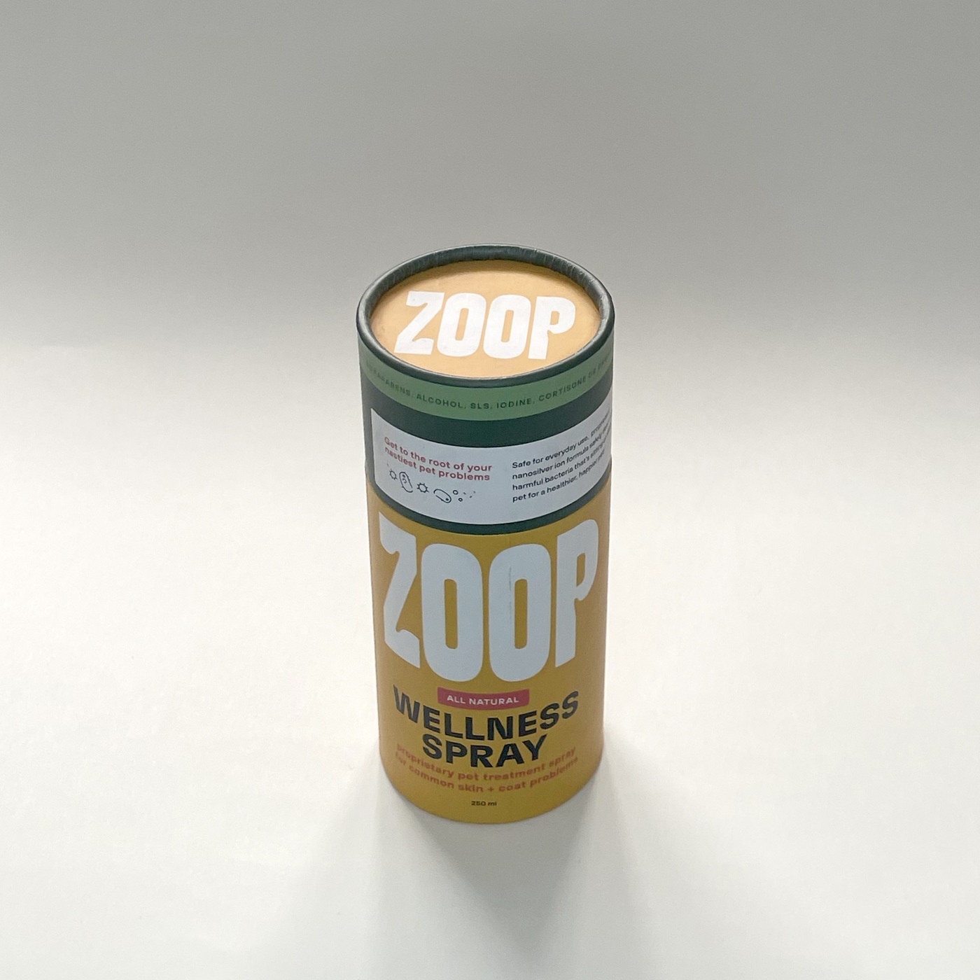 Zoop — Wellness Spray — Baskılı silindir silindir kutu