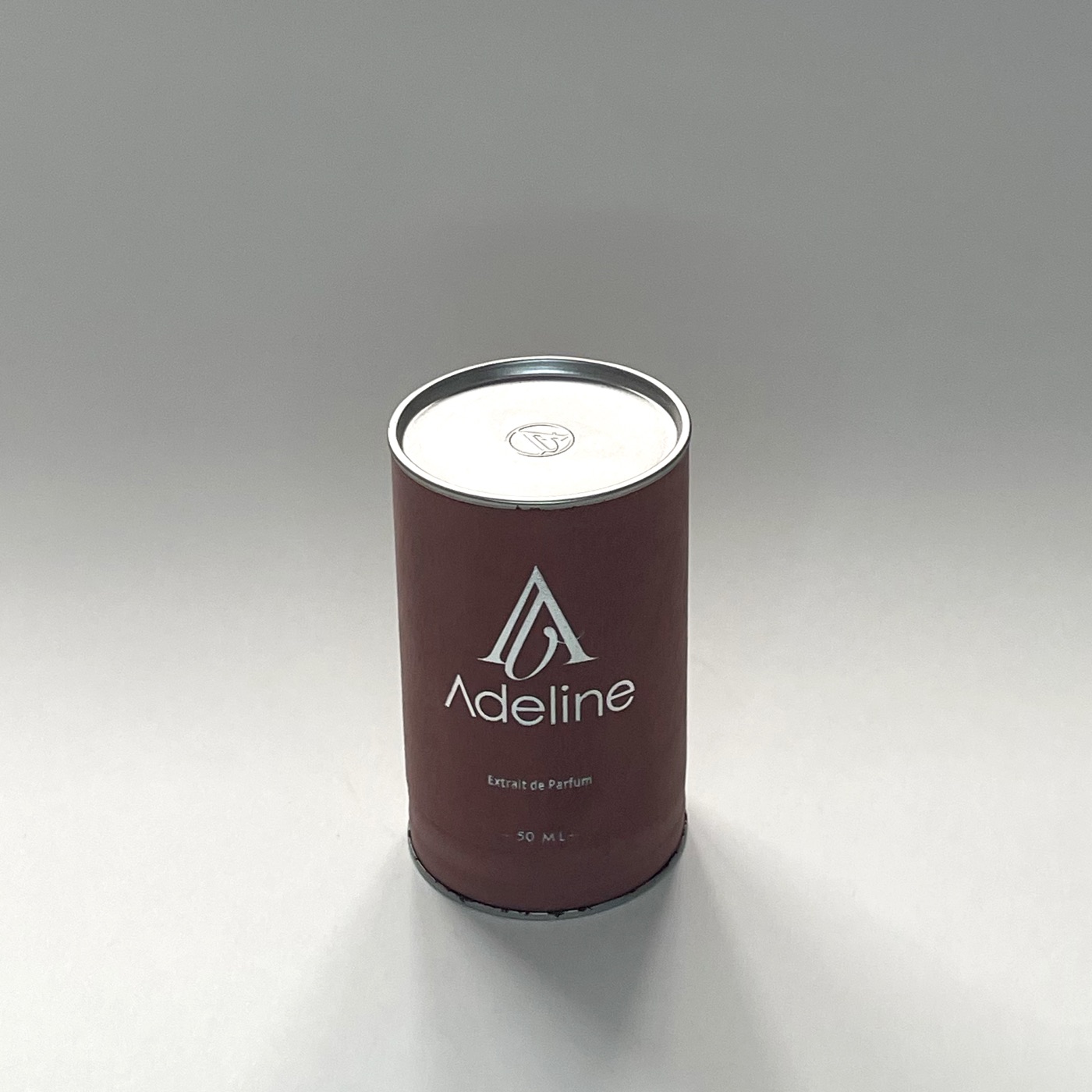 Adeline — Extrait de Parfum — Metal kapak silindir kutu